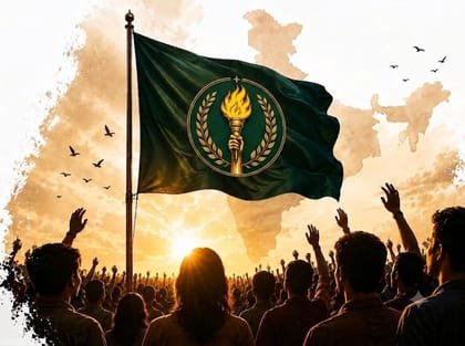 The New Democracy Flag